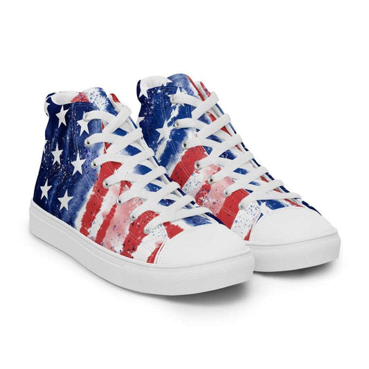 Flag Day Men’s High Top Canvas Shoes