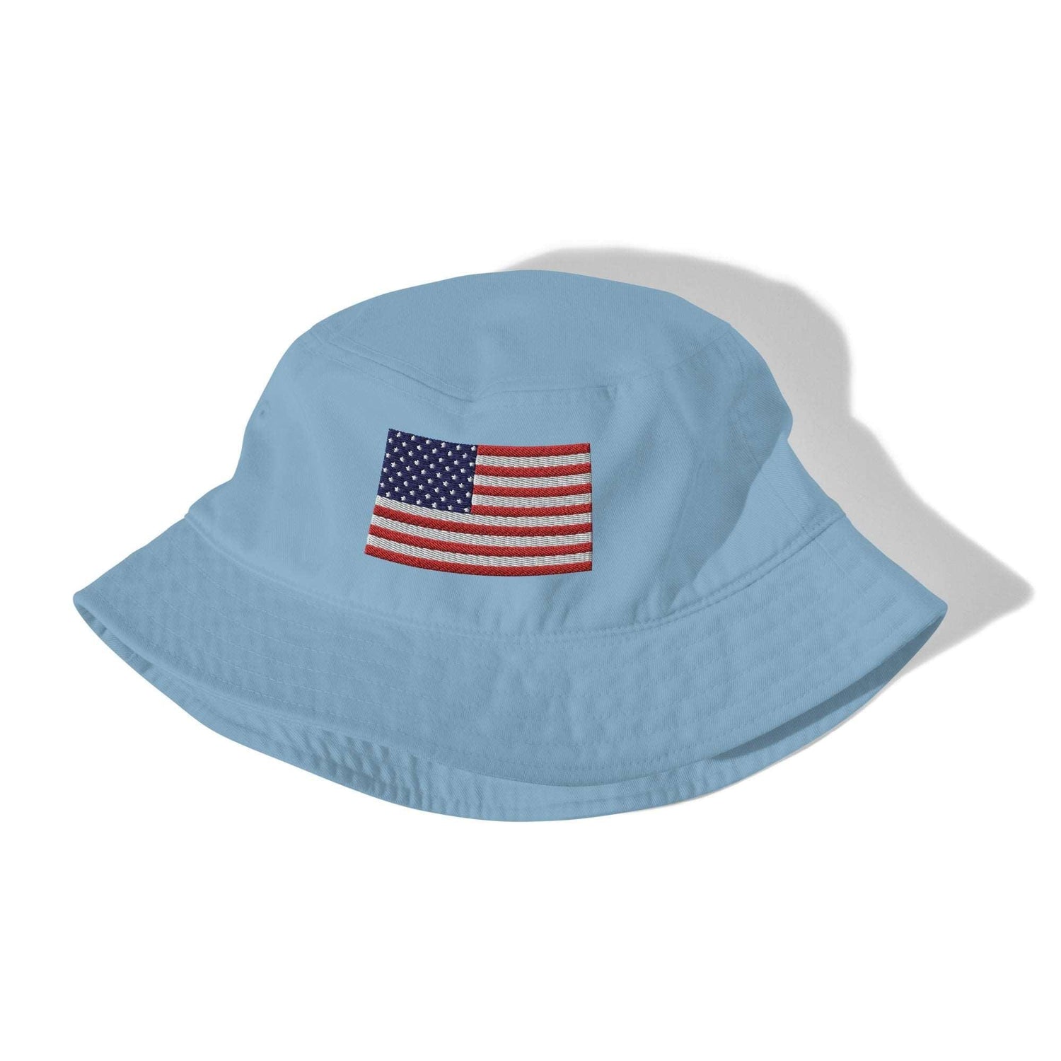 American Flag Organic bucket hat