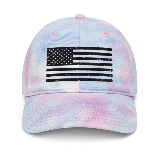 American Flag Tie-Dye Black USA Hat | Sportsman SP400