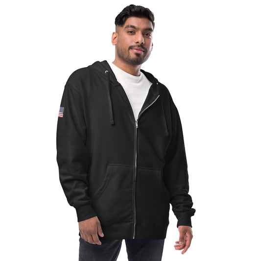 Warroom Unisex Fleece Zip Up Hoodie - MessyBunFun - Your Destination for Stylish Unisex Clothing, Tops and bottoms - MessyBunFun.com