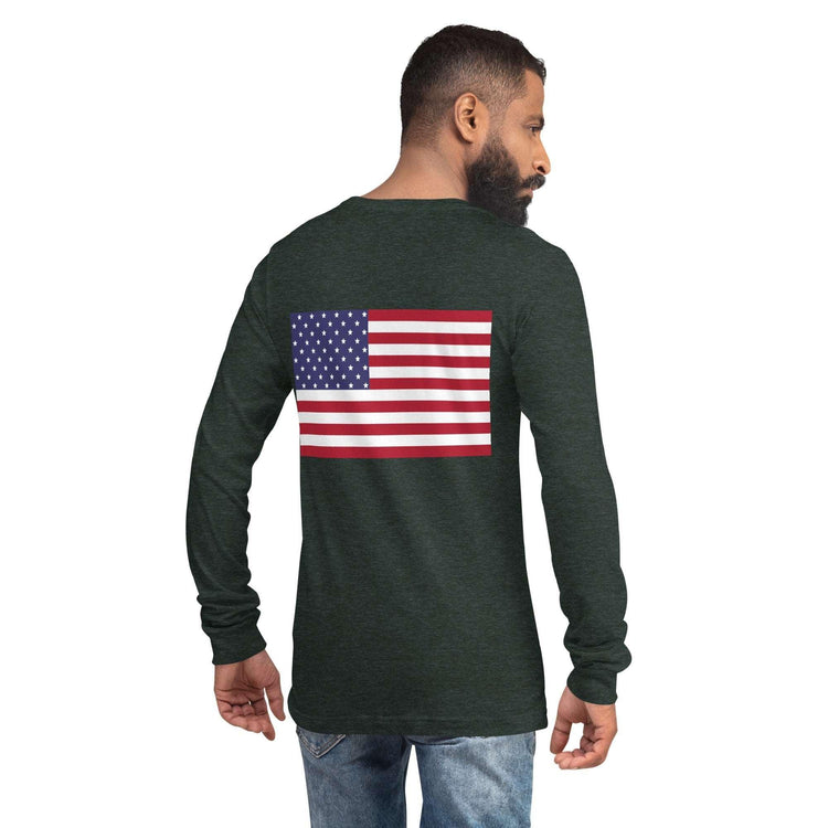 American Flag Unisex Long Sleeve T-Shirt