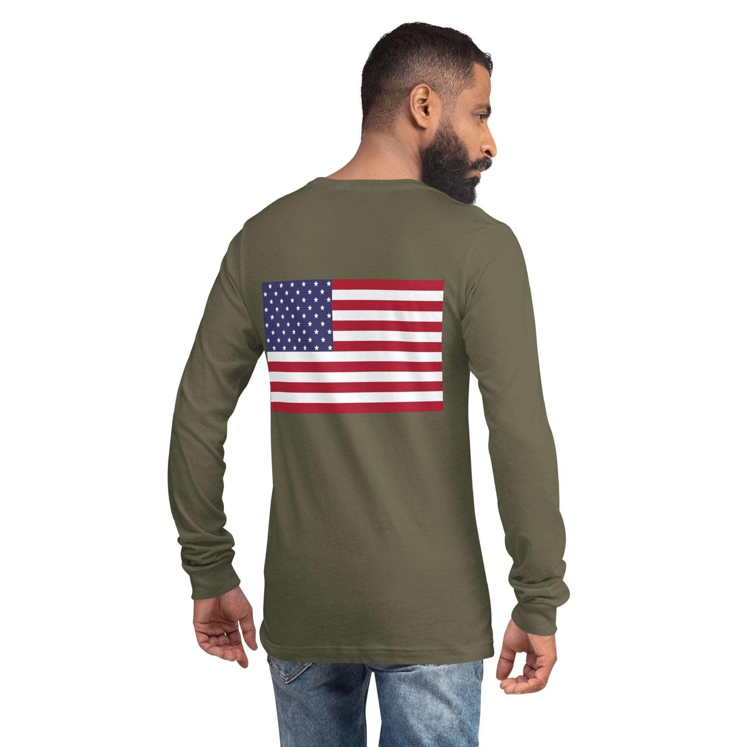 American Flag Unisex Long Sleeve T-Shirt