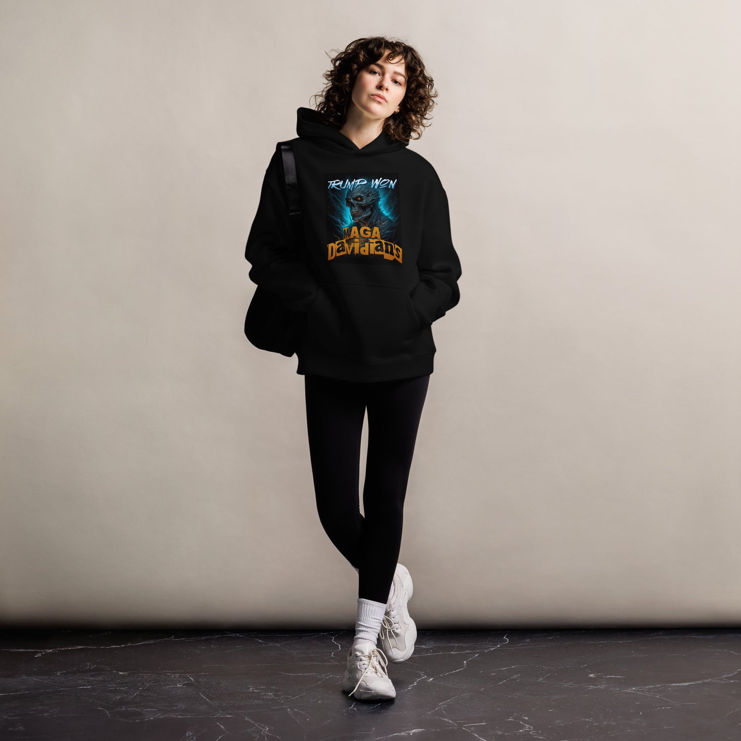 MAGA Davidians Unisex Oversized Hoodie - MessyBunFun - Your Destination for Stylish Unisex Clothing, Tops and bottoms - MessyBunFun.com