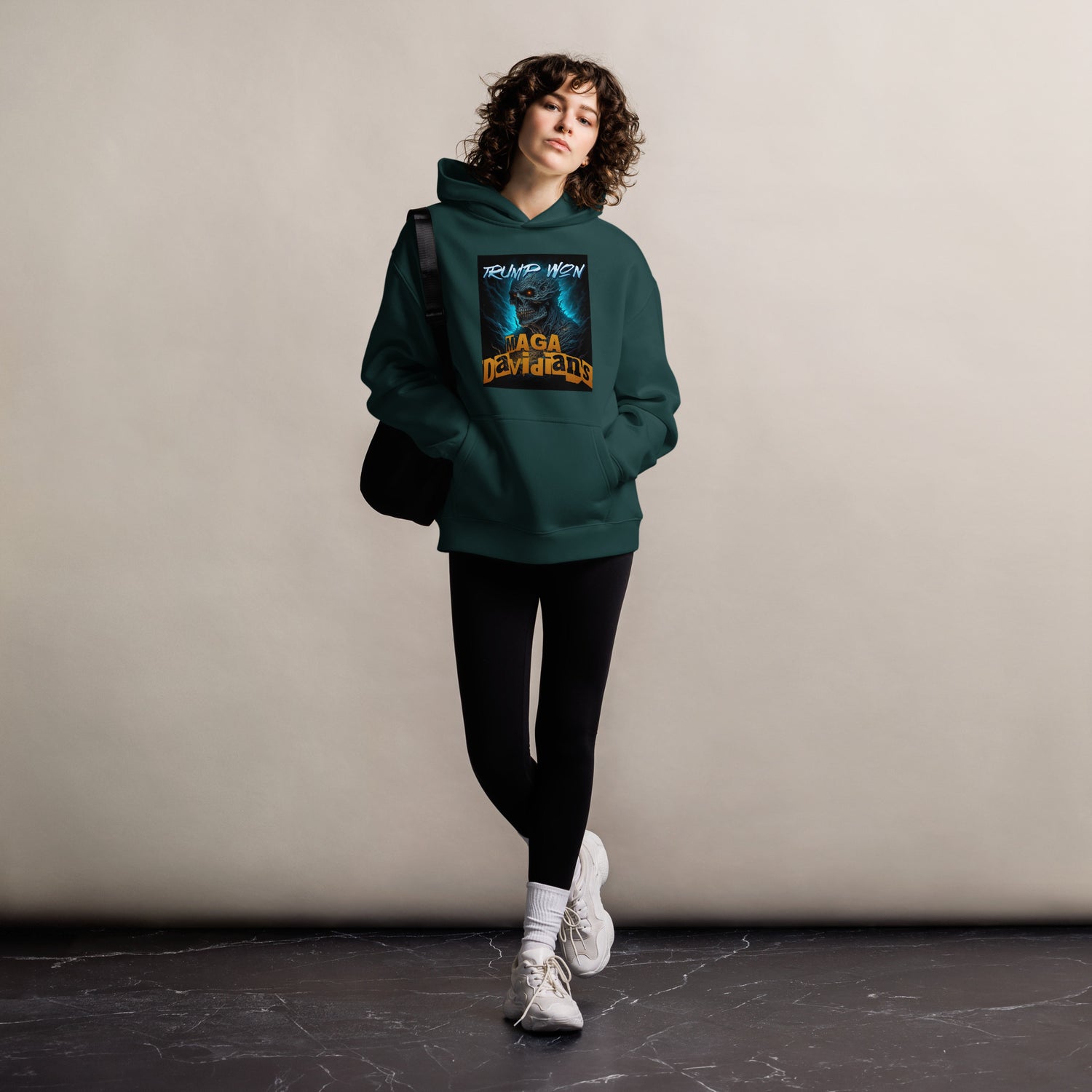 MAGA Davidians Unisex Oversized Hoodie - MessyBunFun - Your Destination for Stylish Unisex Clothing, Tops and bottoms - MessyBunFun.com