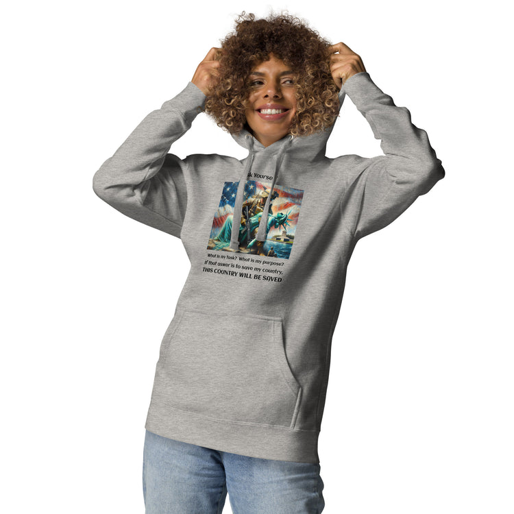 Save America Unisex Hoodie - MessyBunFun - Your Destination for Stylish Unisex Clothing, Tops and bottoms - MessyBunFun.com