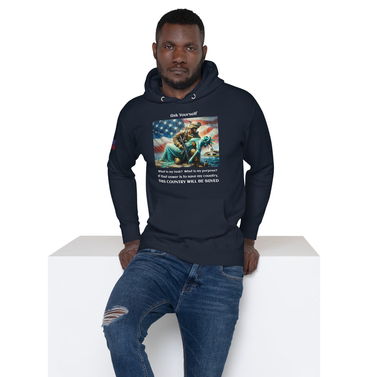 Save America Unisex Hoodie - MessyBunFun - Your Destination for Stylish Unisex Clothing, Tops and bottoms - MessyBunFun.com