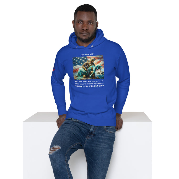 Save America Unisex Hoodie - MessyBunFun - Your Destination for Stylish Unisex Clothing, Tops and bottoms - MessyBunFun.com