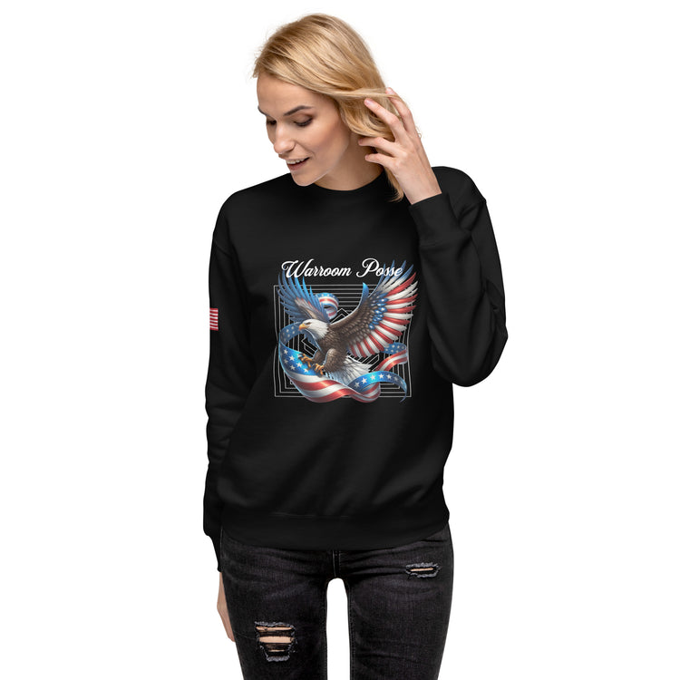 Warroom Posse Unisex Premium Sweatshirt - MessyBunFun - Your Destination for Stylish Unisex Clothing, Tops and bottoms - MessyBunFun.com