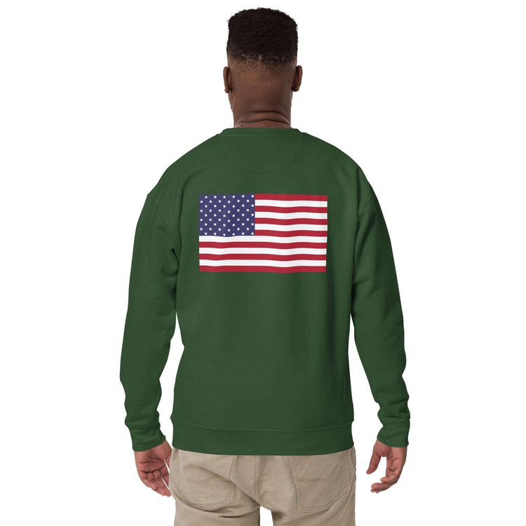 American Flag Unisex Premium Sweatshirt