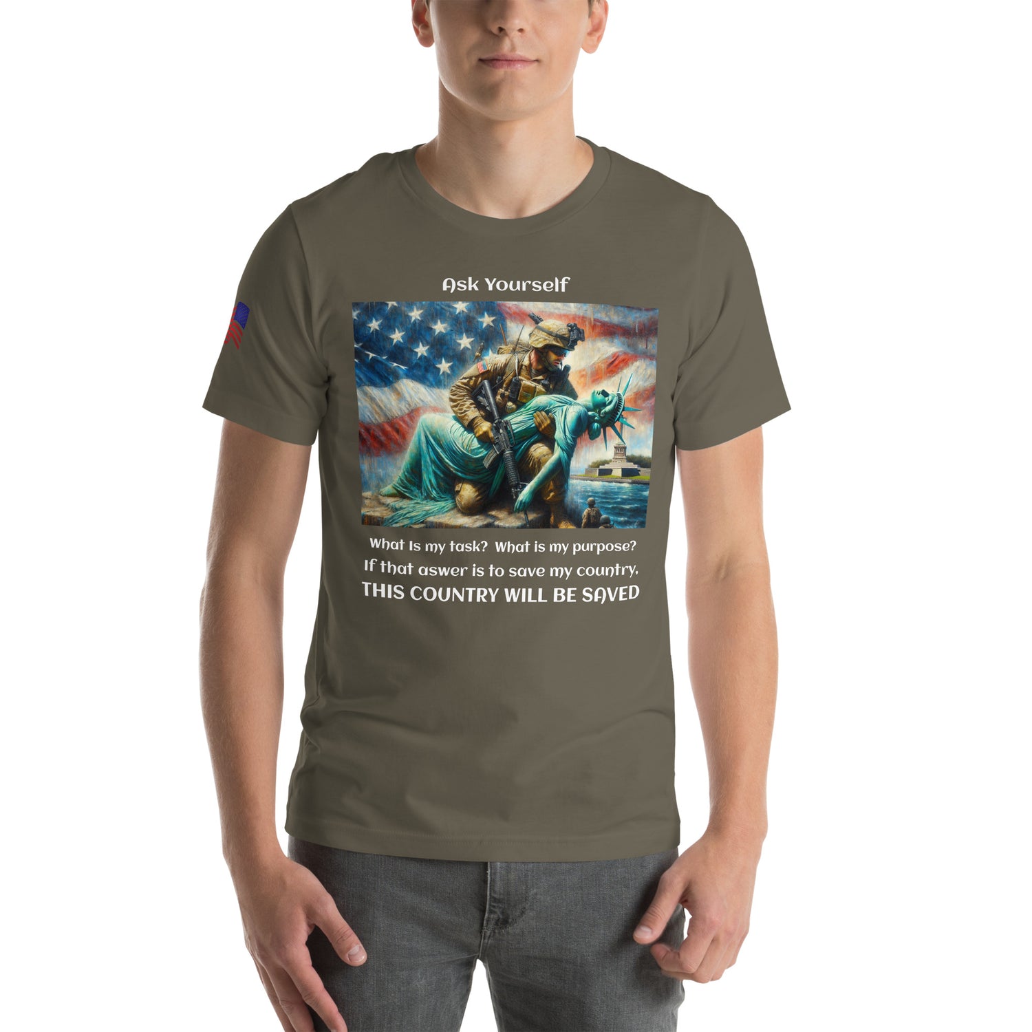 Save America Unisex T-shirt - MessyBunFun - Your Destination for Stylish Unisex Clothing, Tops and bottoms - MessyBunFun.com