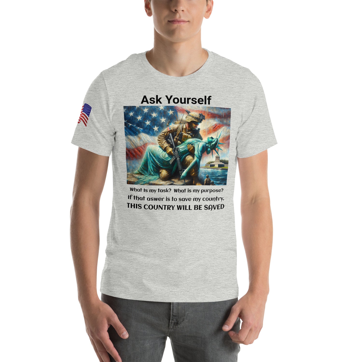 Save America Unisex T-shirt - MessyBunFun - Your Destination for Stylish Unisex Clothing, Tops and bottoms - MessyBunFun.com