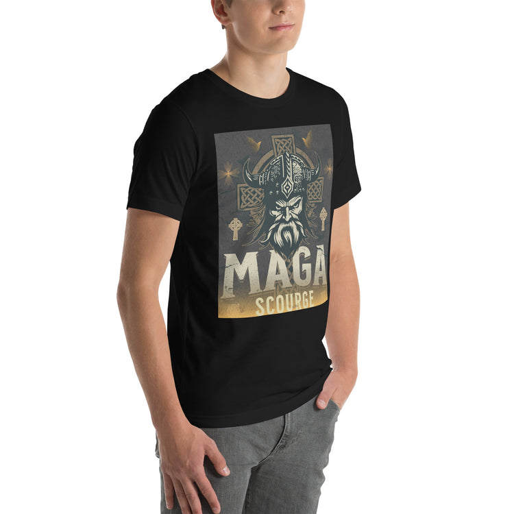 MAGA Scourge Unisex T-shirt - MessyBunFun - Your Destination for Stylish Unisex Clothing, Tops and bottoms - MessyBunFun.com