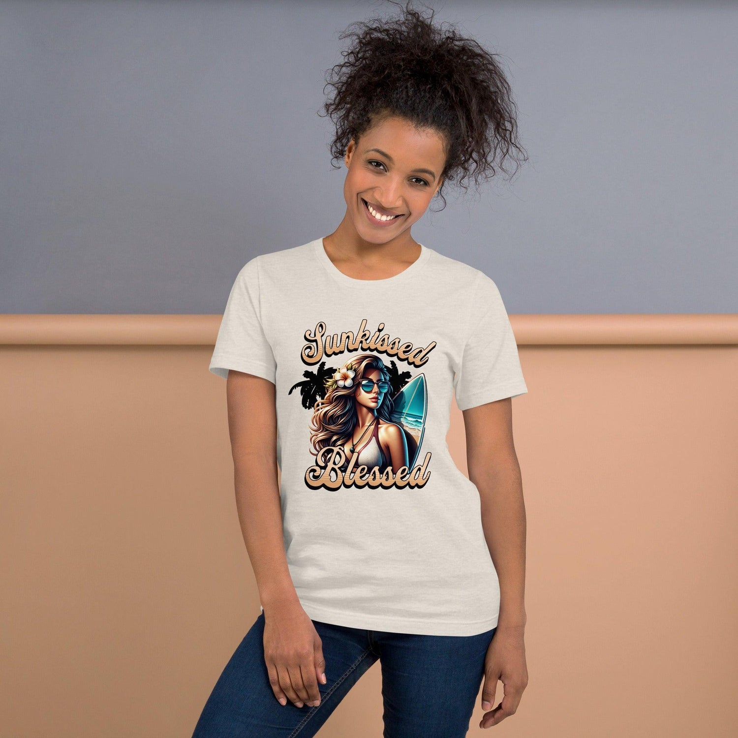 Sunkissed Bliss Unisex T-shirt - MessyBunFun - Your Destination for Stylish Unisex Clothing, Tops and bottoms - MessyBunFun.com