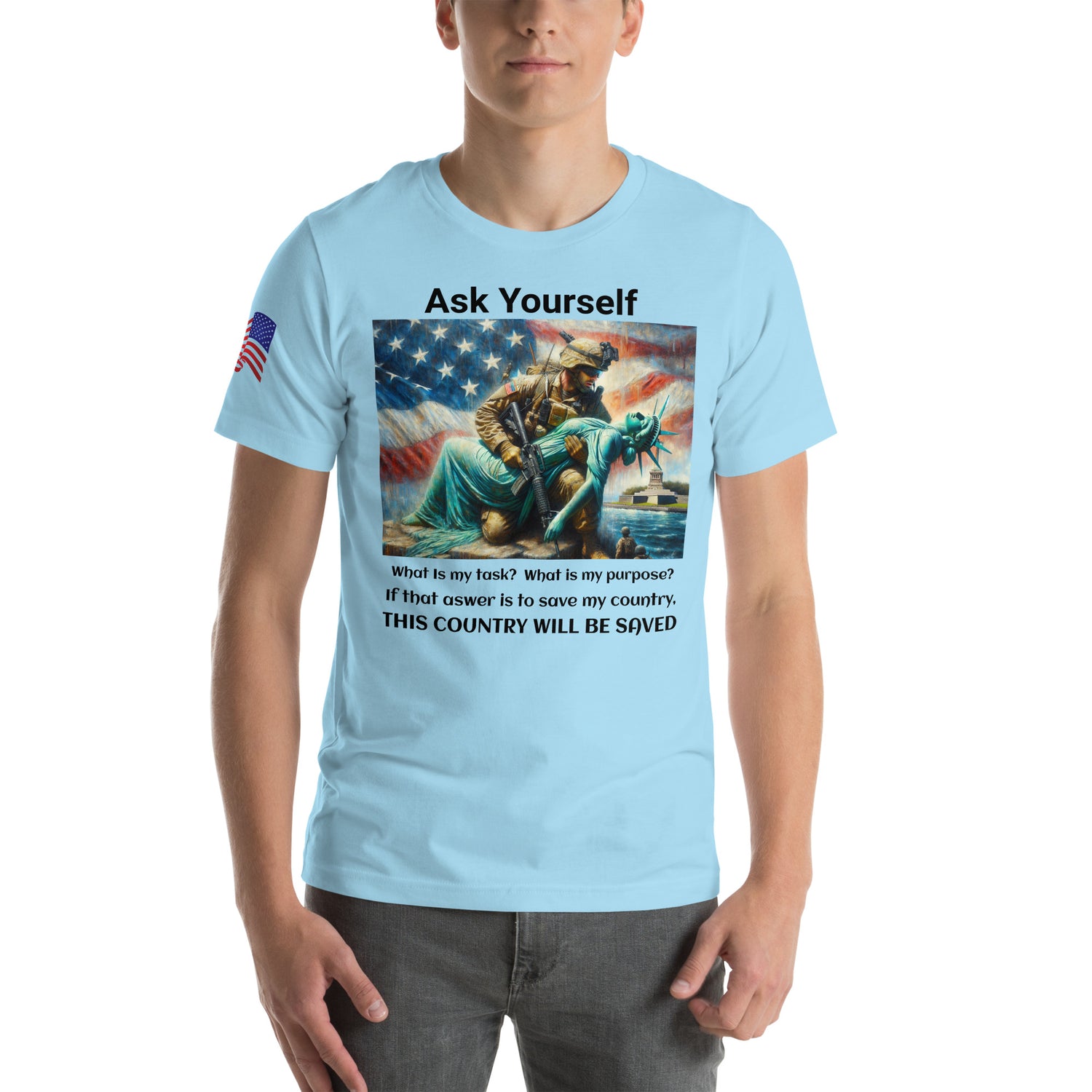 Save America Unisex T-shirt - MessyBunFun - Your Destination for Stylish Unisex Clothing, Tops and bottoms - MessyBunFun.com