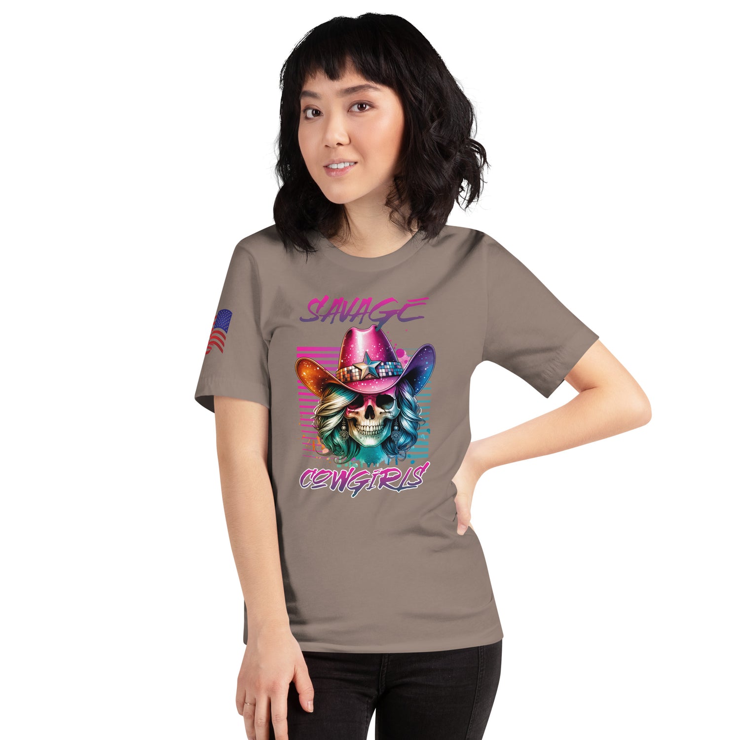 Savage Cowgirl Unisex T-shirt - MessyBunFun - Your Destination for Stylish Unisex Clothing, Tops and bottoms - MessyBunFun.com