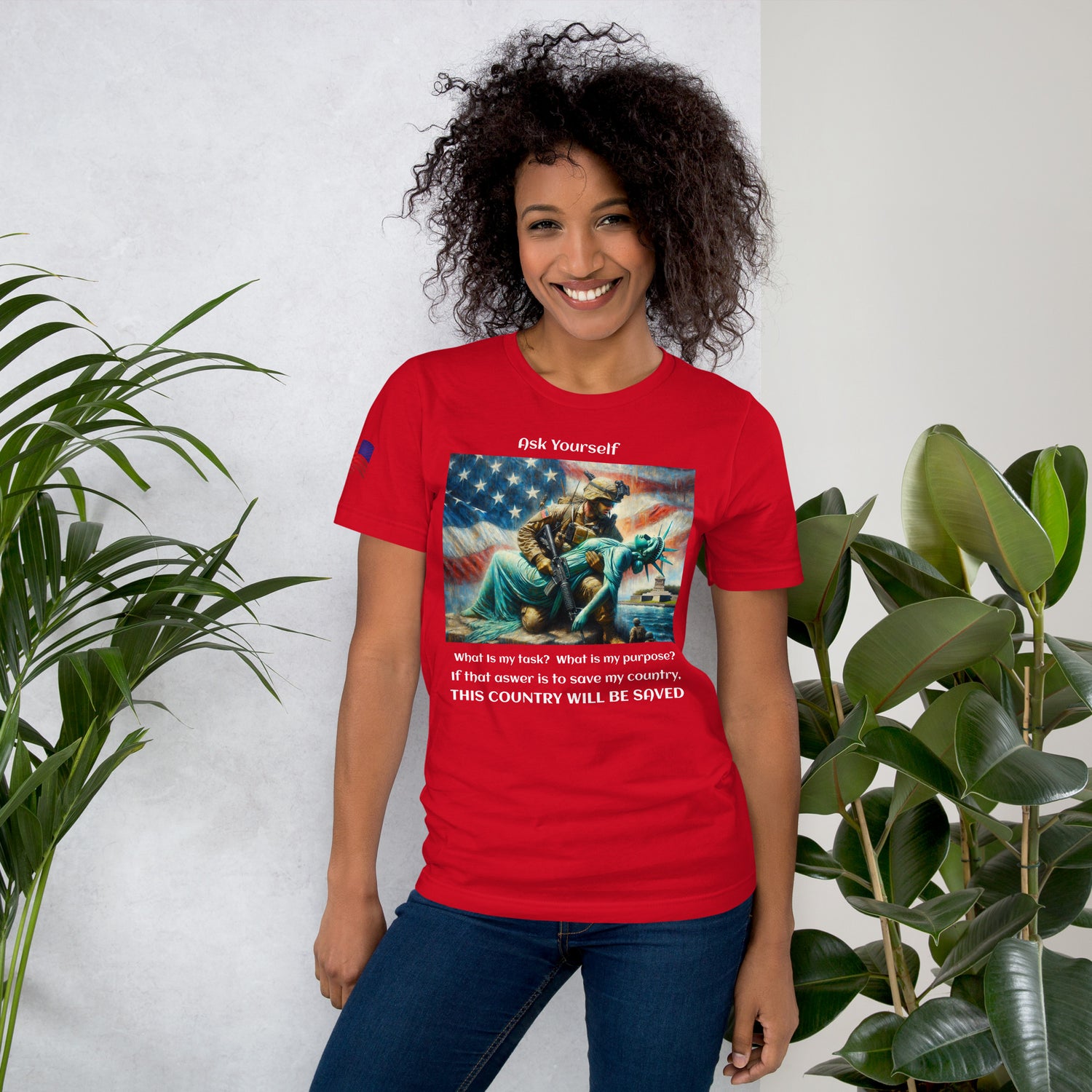 Save America Unisex T-shirt - MessyBunFun - Your Destination for Stylish Unisex Clothing, Tops and bottoms - MessyBunFun.com