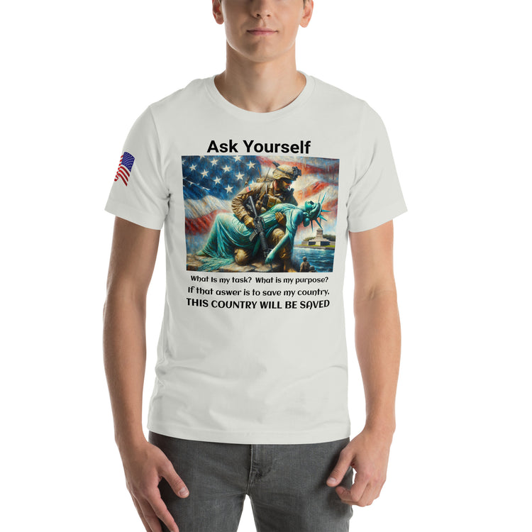 Save America Unisex T-shirt - MessyBunFun - Your Destination for Stylish Unisex Clothing, Tops and bottoms - MessyBunFun.com