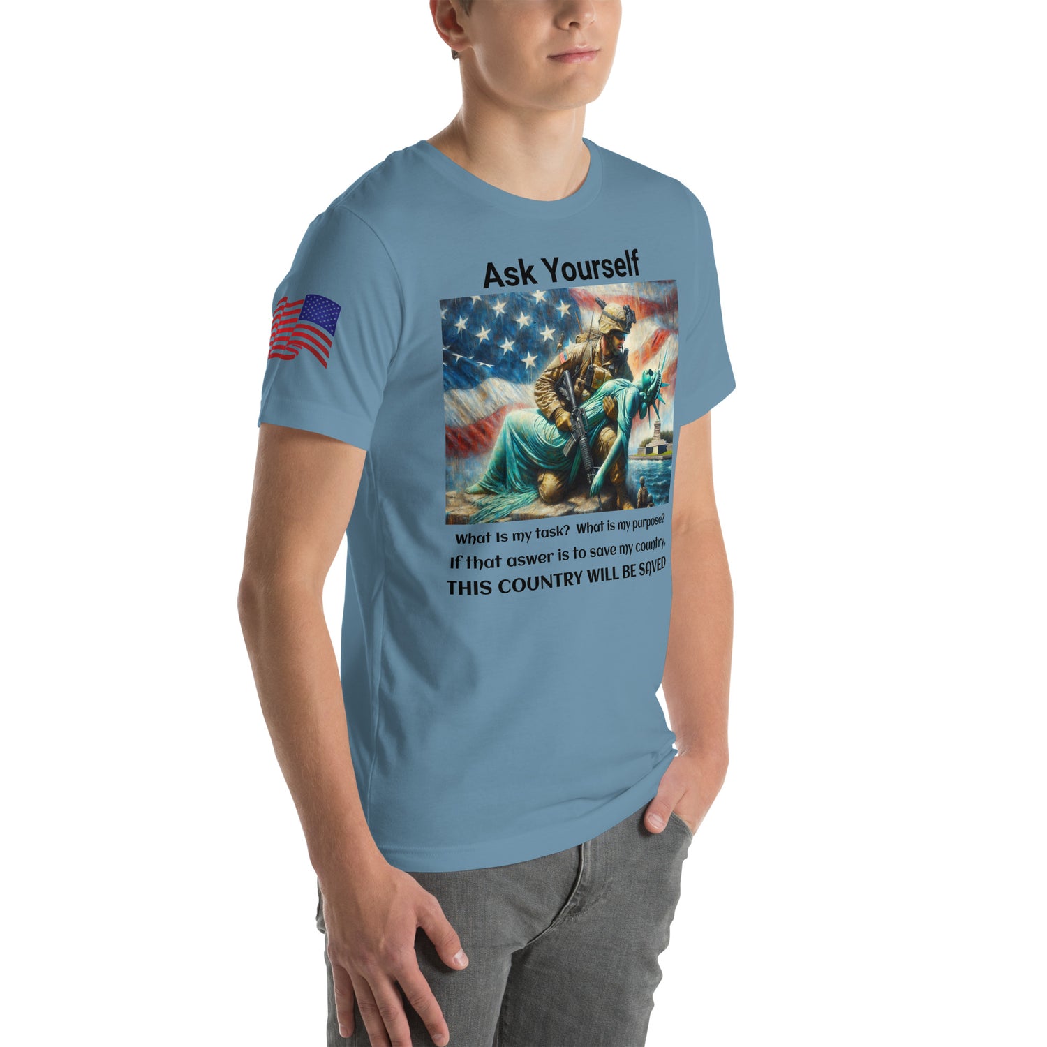 Save America Unisex T-shirt - MessyBunFun - Your Destination for Stylish Unisex Clothing, Tops and bottoms - MessyBunFun.com