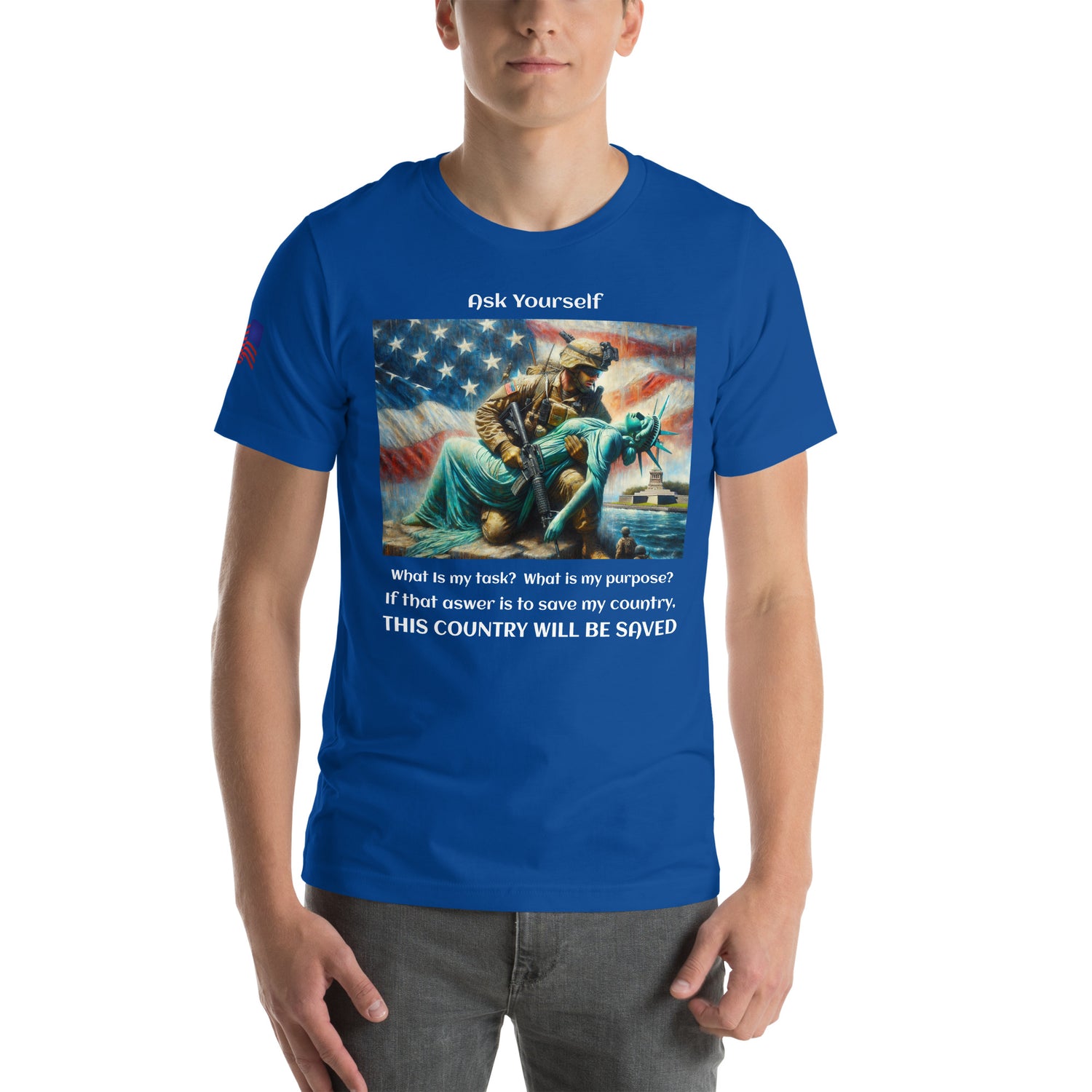 Save America Unisex T-shirt - MessyBunFun - Your Destination for Stylish Unisex Clothing, Tops and bottoms - MessyBunFun.com