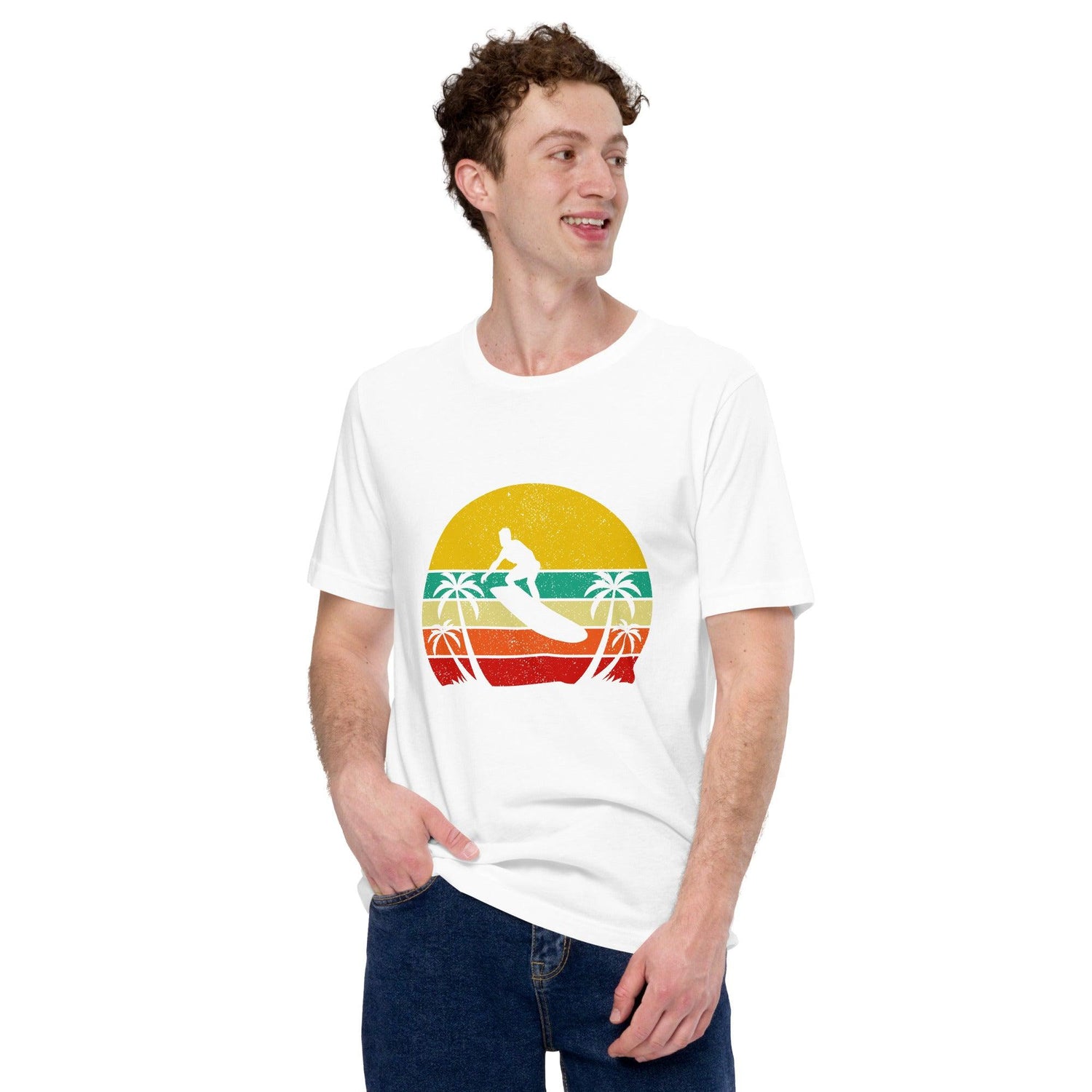 Surf Side Unisex T-shirt - MessyBunFun - Your Destination for Stylish Unisex Clothing, Tops and bottoms - MessyBunFun.com