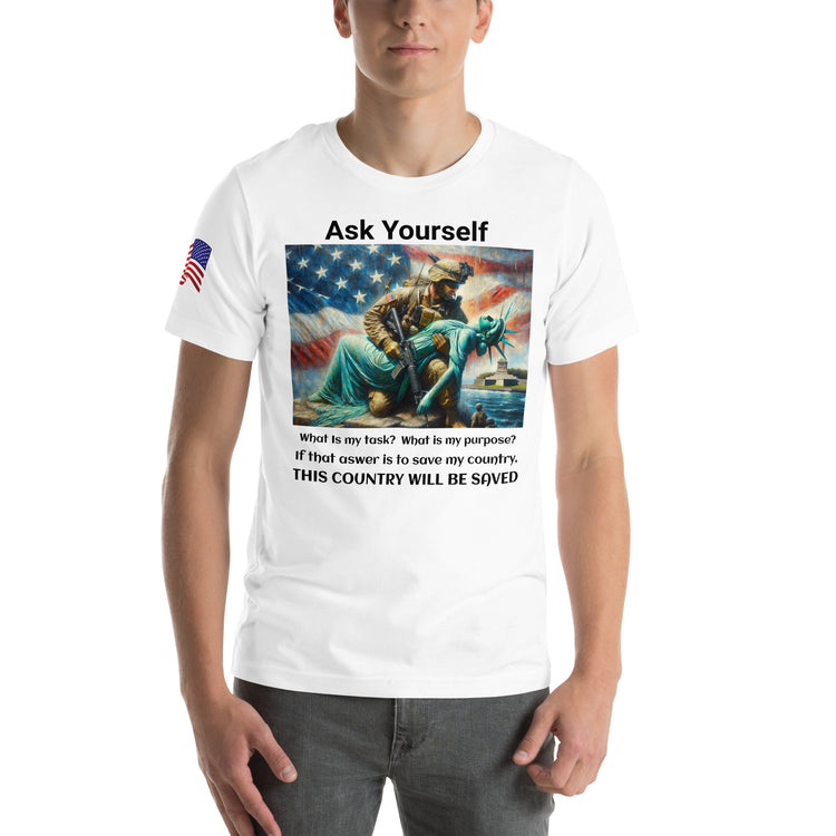 Save America Unisex T-shirt - MessyBunFun - Your Destination for Stylish Unisex Clothing, Tops and bottoms - MessyBunFun.com