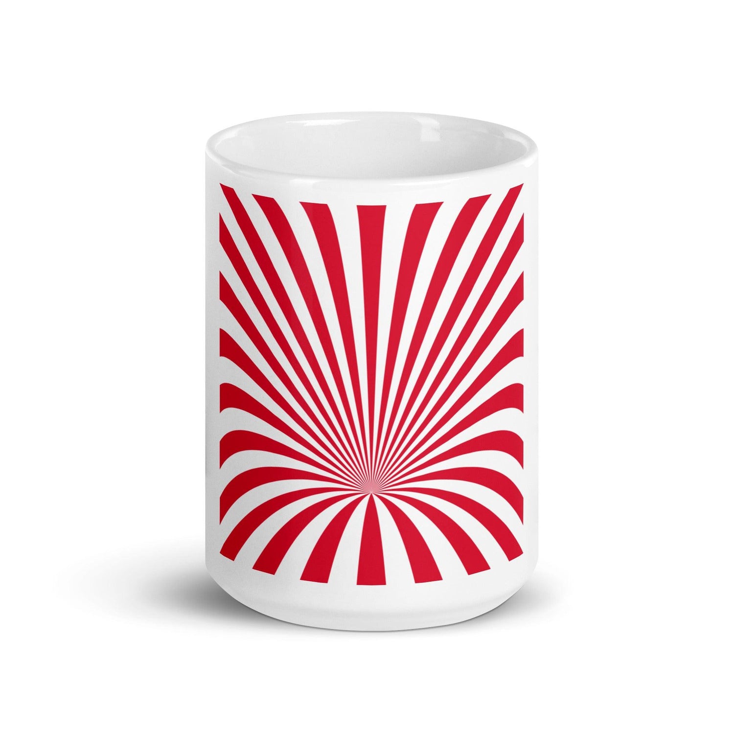 Illusion White Glossy Mug