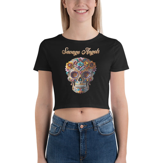 Savage Angels Women’s Crop T-Shirt