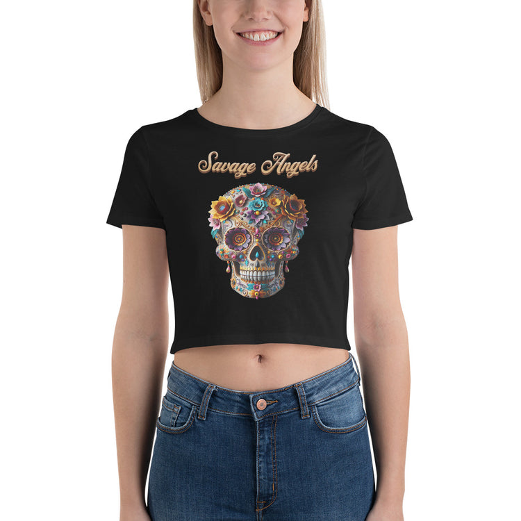 Savage Angels Women’s Crop T-Shirt