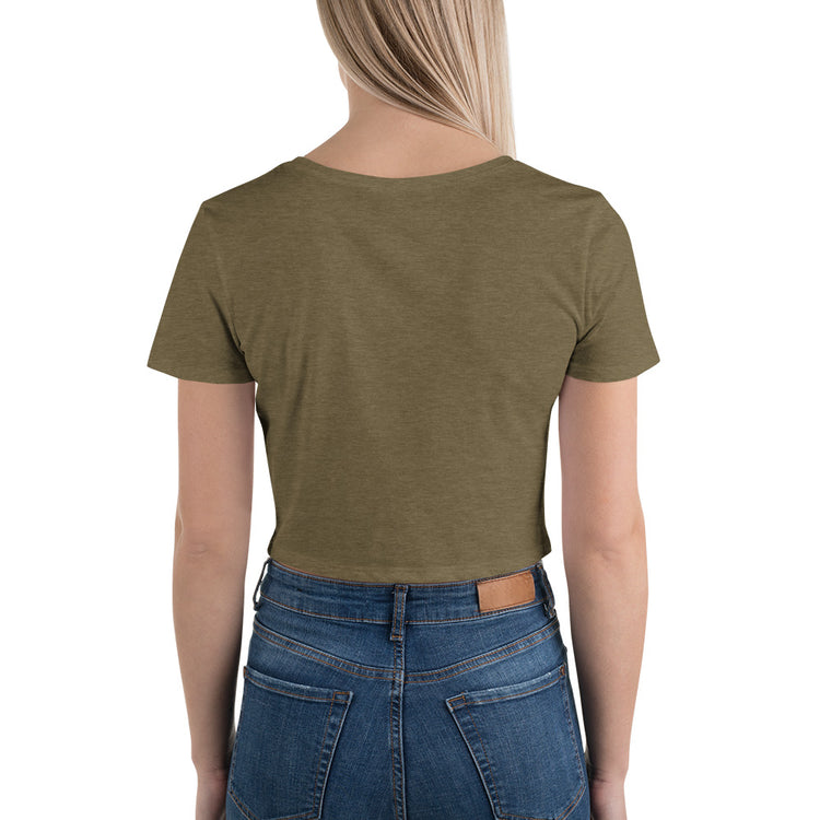 Warroom Posse Women’s Crop T-shirt - MessyBunFun - Your Destination for Stylish Unisex Clothing, Tops and bottoms - MessyBunFun.com