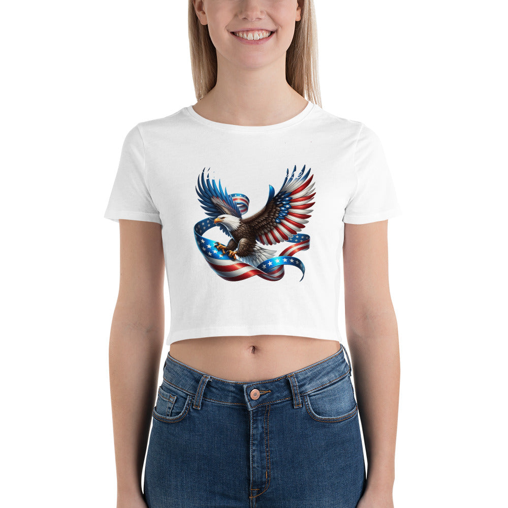 Warroom Posse Women’s Crop T-shirt - MessyBunFun - Your Destination for Stylish Unisex Clothing, Tops and bottoms - MessyBunFun.com