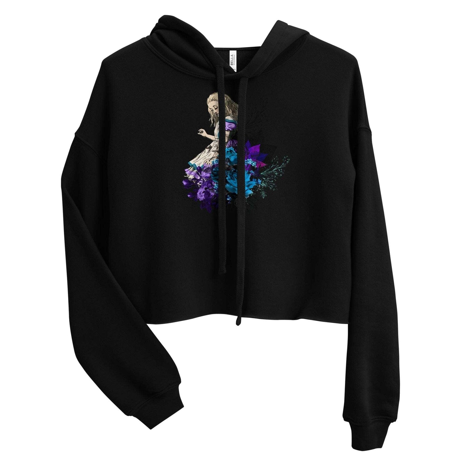 Alice in the Garden Crop Hoodie