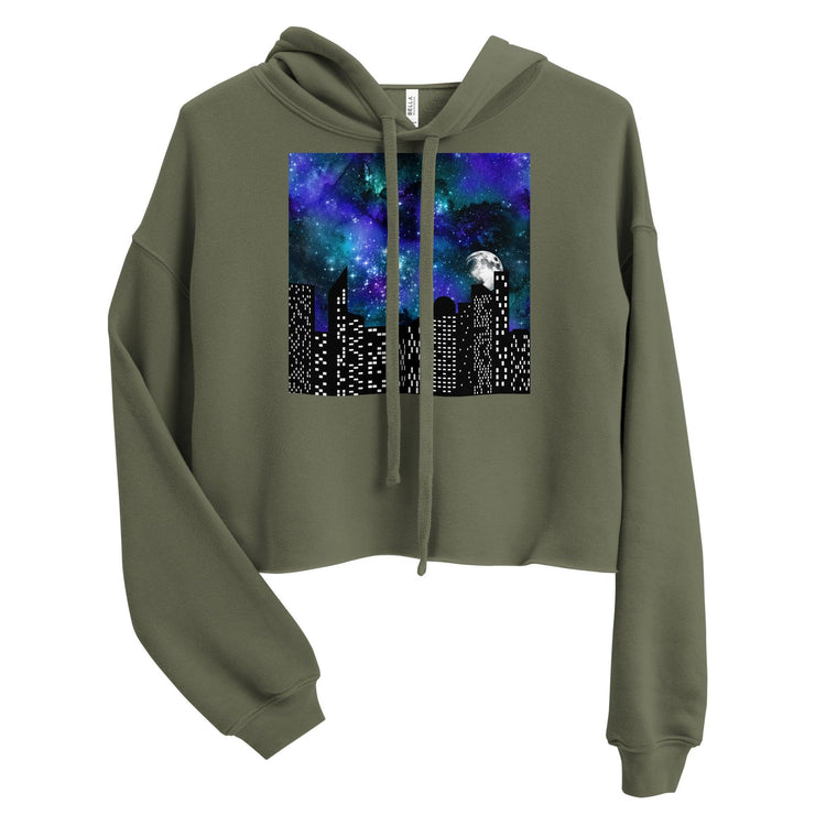 City Lights Crop Hoodie