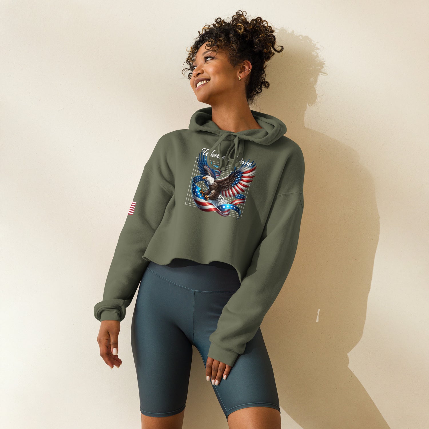 Warroom Posse Crop Hoodie - MessyBunFun - Your Destination for Stylish Unisex Clothing, Tops and bottoms - MessyBunFun.com