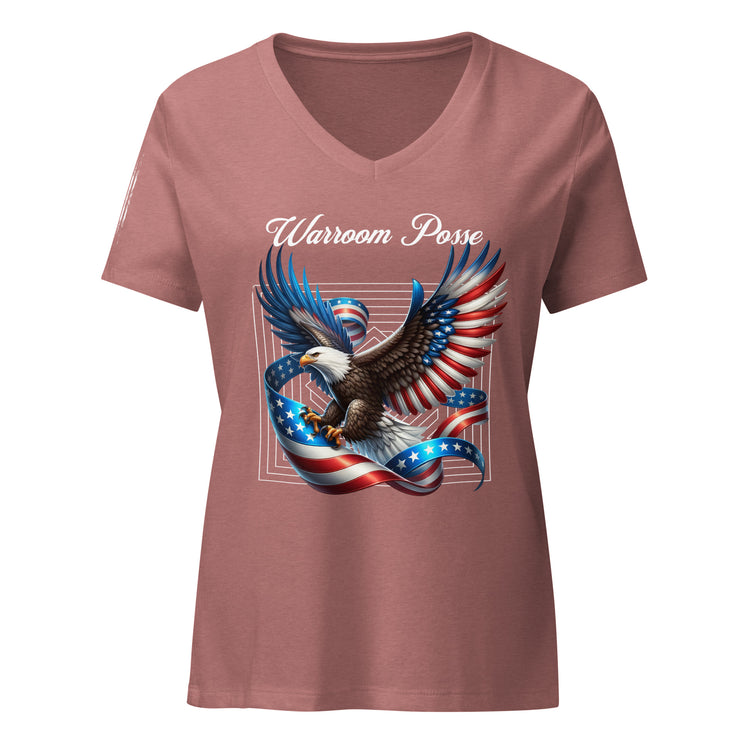 Warroom Posse Women’s Relaxed V-neck T-shirt