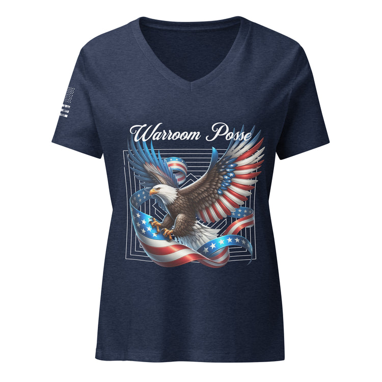 Warroom Posse Women’s Relaxed V-neck -shirt