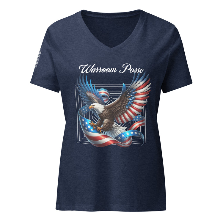 Warroom Posse Women’s Relaxed V-neck T-shirt