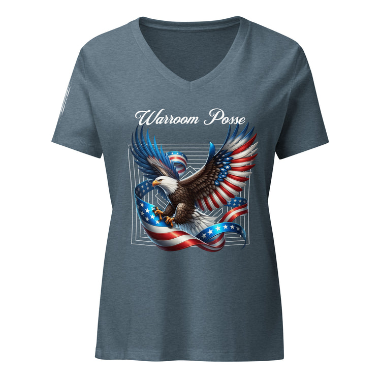 Warroom Posse Women’s Relaxed V-neck T-shirt