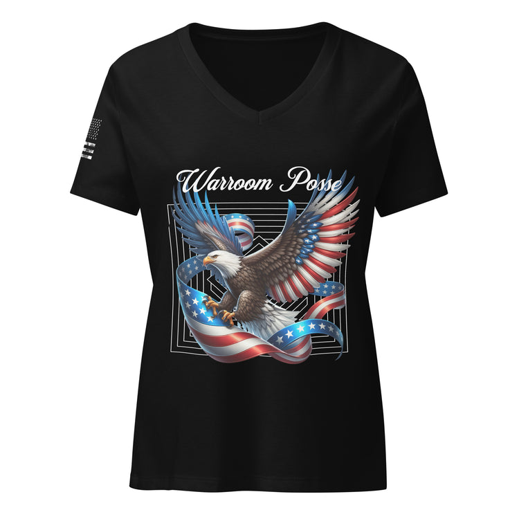 Warroom Posse Women’s Relaxed V-neck -shirt