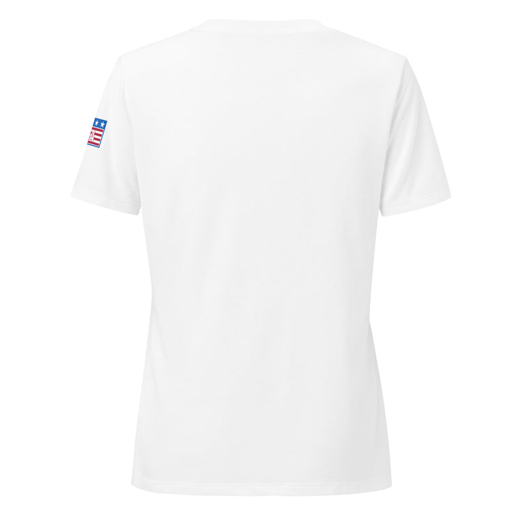 Waving Flag Women’s Relaxed V-neck T-shirt