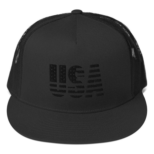 USA Flatbill Trucker Hat