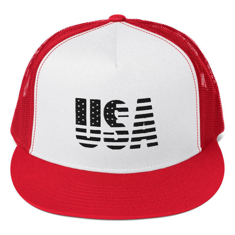 USA Flatbill Trucker Hat