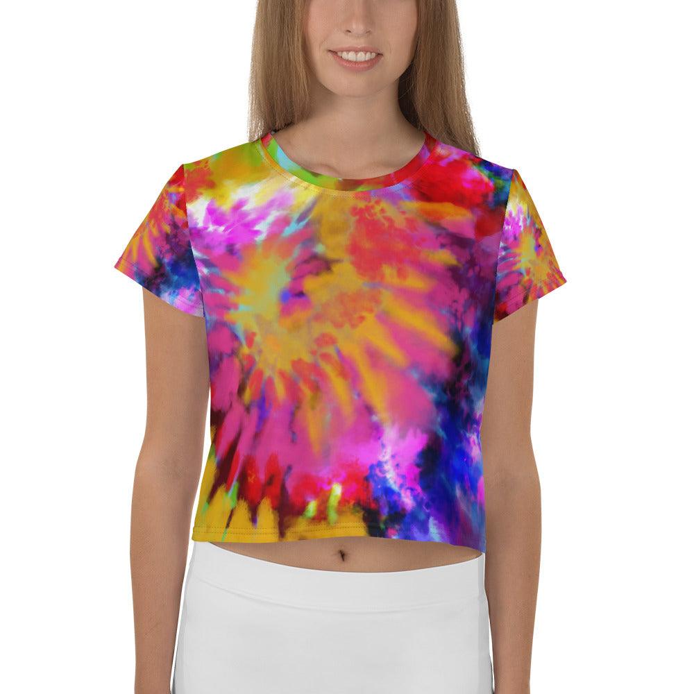 Tie-Dye Crop T-Shirt