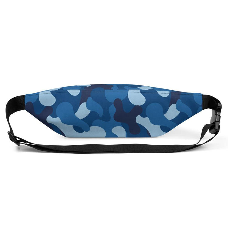 Blue Camo Fanny Pack