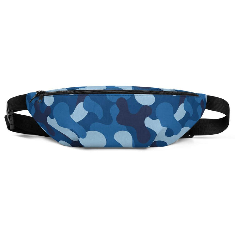 Blue Camo Fanny Pack