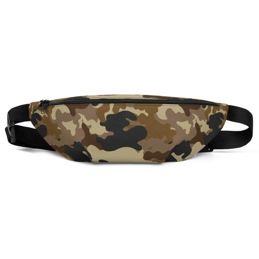Brown Camo Fanny Pack
