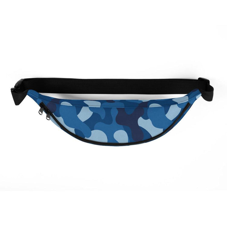 Blue Camo Fanny Pack