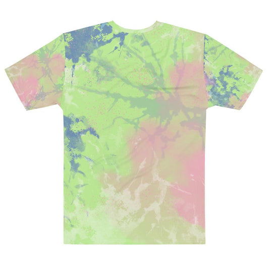Leaf Green and Pink Men's T-Shirt