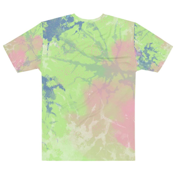 Leaf Green and Pink Men's T-Shirt - MessyBunFun - Your Destination for Stylish Unisex Clothing, Tops and bottoms - MessyBunFun.com