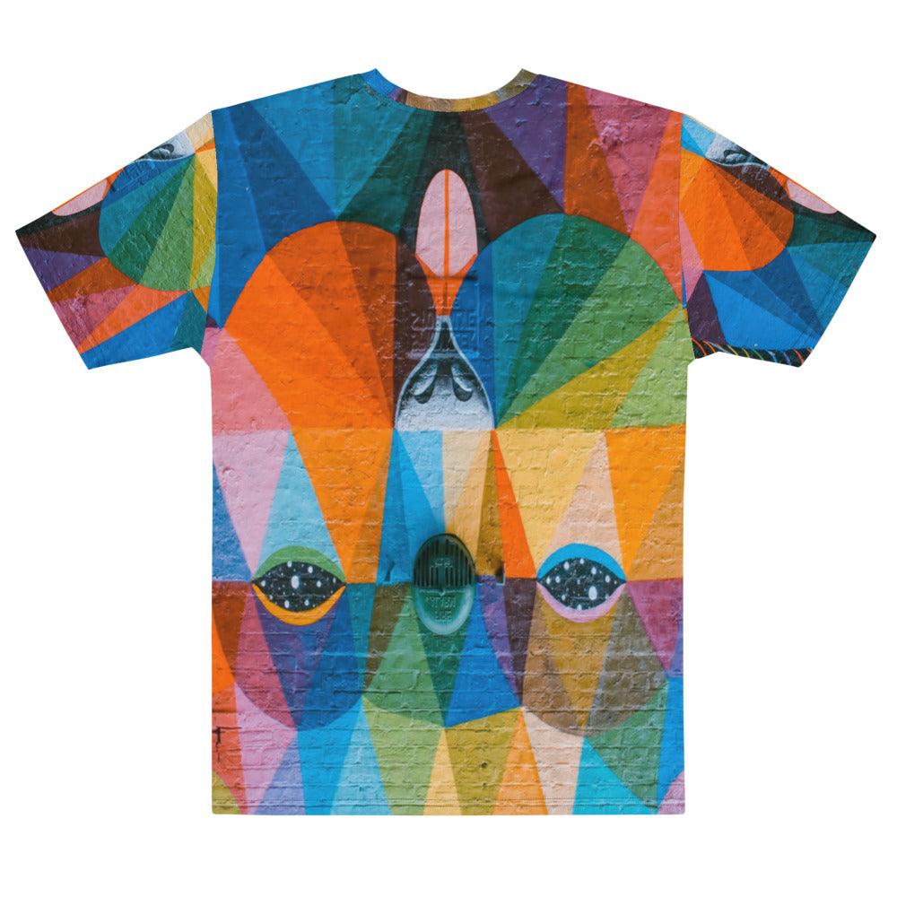 Colorful Abstract Men's T-shirt - MessyBunFun - Your Destination for Stylish Unisex Clothing, Tops and bottoms - MessyBunFun.com