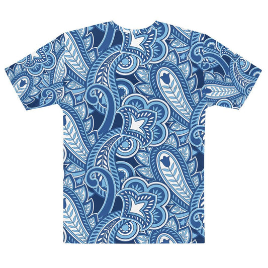 Blue Paisley Men's T-shirt